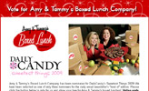 Amy & Tammy's Boxed Lunch Company web ad.