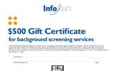 InfoMart Gift Certificate